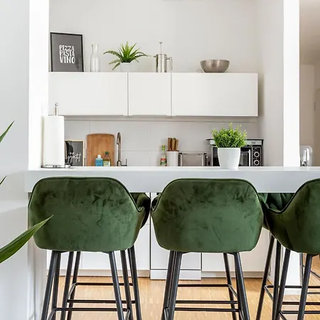 Apartman Global Living - Design I I Smart-tv I Kitchen I Berlin